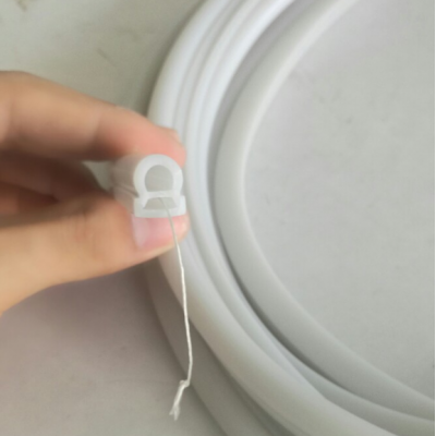 high temperature resistant and Flame retarda flexible silicone tubes for LED strip ROHS